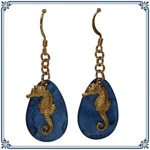 Handcrafted Sea Horse Earrings